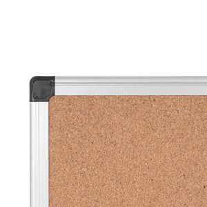 Lavagna - 45 x 60 cm - superficie in sughero - cornice in alluminio - Starline - immagine 3
