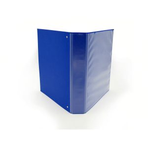 Raccoglitore personalizzabile KingShow - 4 anelli a D 40 mm - dorso 5 cm - 22x30 cm - blu - Starline - immagine 2