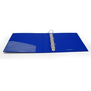 Raccoglitore personalizzabile KingShow - 4 anelli a D 40 mm - dorso 5 cm - 22x30 cm - blu - Starline - immagine 3