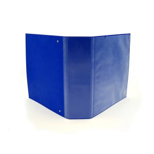 Raccoglitore personalizzabile KingShow - 4 anelli a D 65 mm - dorso 8 cm - 22x30 cm - blu - Starline - immagine 2