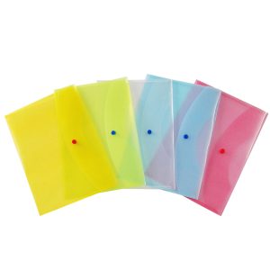 Busta con bottone - PPL - 22x30 cm - colori assortiti - Starline - immagine 1