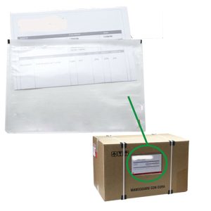 Busta adesiva portadocumenti - senza stampa - 17,5 x 13 cm - PPL - trasparente - Starline - conf. 100 pezzi - immagine 1