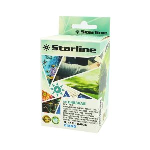 Starline - Cartuccia ink Compatibile  per HP 11- Ciano - 28 ml - immagine 1