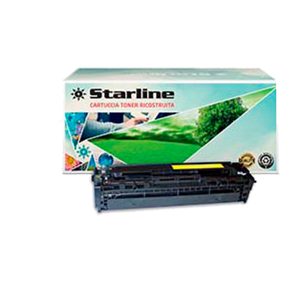 Starline - Toner Ricostruito - per HP 128A - Giallo - CE322A - 1.300 pag - immagine 1