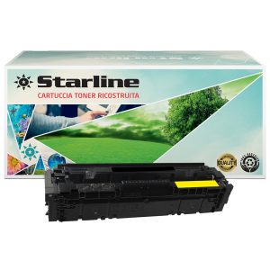 Starline - Toner Ricostruito per HP 203A - Giallo - CF542A - 1.300 pag - immagine 1