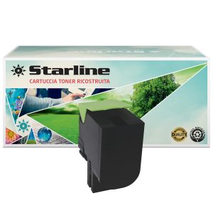 Starline - Toner Ricostruito - per Lexmark - Nero - 70C2HK0 - 4.000 pag - immagine 1