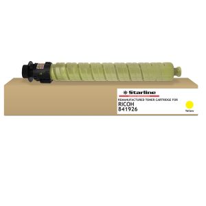 Starline - Toner ricostruito per Ricoh Aficio MPC 2003/2503 Series - Giallo - 841926 - 9.500 pag - immagine 1