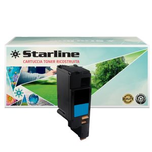 Starline - Toner Ricostruito - per Xerox - Ciano - 106R01627 - 1.000 pag - immagine 1
