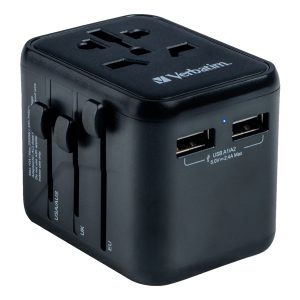 Verbatim - Adattatore viaggio UTA-02 con 2 x USB-A - immagine 1