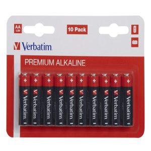 Verbatim - Blister 10 Pile alkaline Stilo AA - 49875 - immagine 1