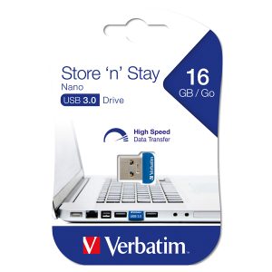 Verbatim - Usb 3.0 Store 'N'Stay Nano - 98709 - 16GB - immagine 1