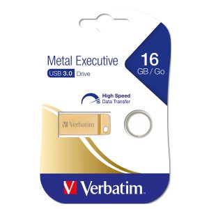 Verbatim - Usb 3.0 Metal Executive Drive - Oro - 99104 - 16GB - immagine 1