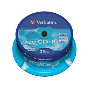 Verbatim - Scatola 25 CD-R DataLife Plus - 1x-52x - serigrafato - 43352 - 700MB - immagine 1