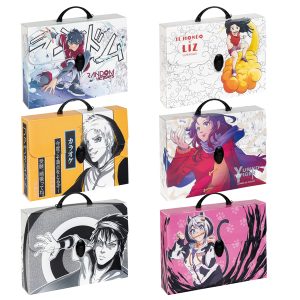 Valigetta Polionda Manga - 27 x 37,5 cm - dorso 8 cm - fantasie assortite - Favorit - immagine 1