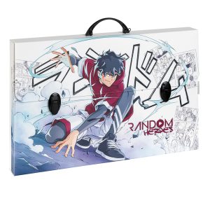 Valigetta Polionda Manga - 36,5 x 56,5 cm - dorso 5,5 cm - fantasie assortite - Favorit - immagine 3