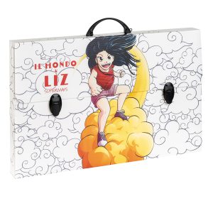 Valigetta Polionda Manga - 36,5 x 56,5 cm - dorso 5,5 cm - fantasie assortite - Favorit - immagine 5