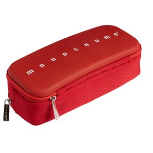 Astuccio 2 zip Monocromo -  21 x 5 x 9 cm - silicone/poliestere - colori assortiti - Pigna - immagine 3