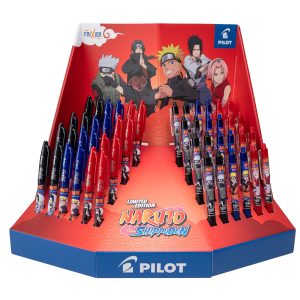 Frixion Ball e Clicker Naruto - colori assortiti - Pilot - expo 96 pezzi - immagine 1