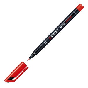 Pennarelli OHPen 841 universal permanente  - punta superfine 0,4mm - astuccio  4 colori - Stabilo - immagine 3