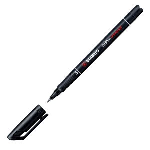 Pennarelli OHPen 841 universal permanente  - punta superfine 0,4mm - astuccio  4 colori - Stabilo - immagine 5
