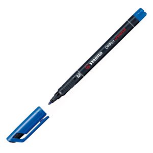 Pennarelli OHPen 843 universal permanente - punta media 1,0mm - astuccio  4 colori - Stabilo - immagine 2
