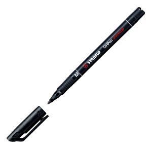 Pennarelli OHPen 843 universal permanente - punta media 1,0mm - astuccio  4 colori - Stabilo - immagine 5