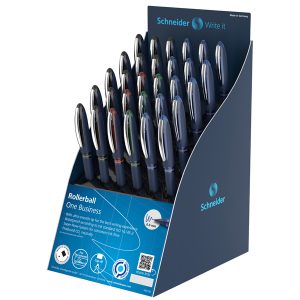 Penna roller One Business - colori assortiti - Schneider - expo 30 pezzi - immagine 1