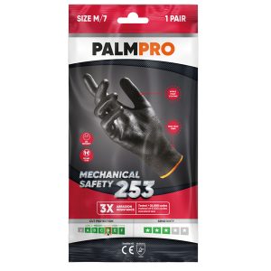 Guanti mechanical Safety Palmpro 253 - taglia XL - nero - Icoguanti - immagine 2