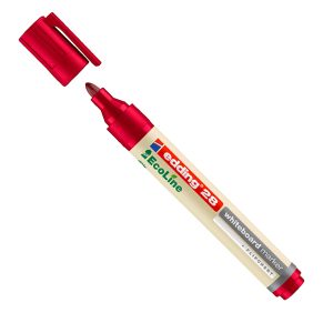 Inchiostro per marcatore lavagna E-28 - 30 ml - rosso - Edding - immagine 1