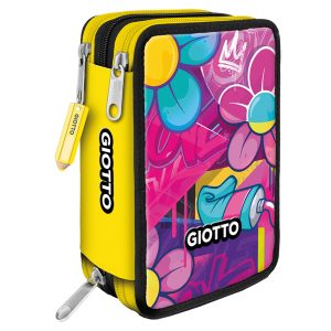 Astuccio 3 zip Young Street collection - 19,5 x 7,5 x 12,9 cm - PL - fantasie assortite - Giotto - immagine 4