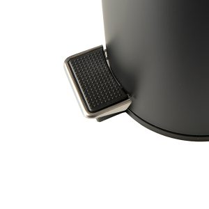 Pattumiera Premium - con pedale e vaschetta - 5 L - nero satinato - Perfetto - immagine 4