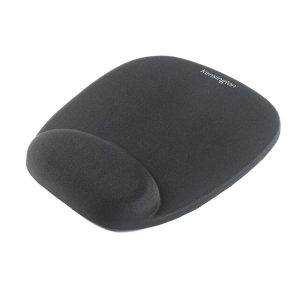 Tappetino per mouse con poggiapolsi - schiuma - nero - Kensington - immagine 1