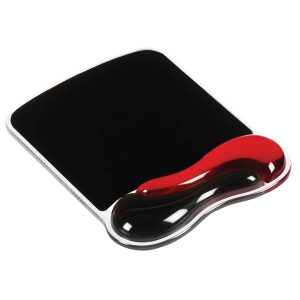 Tappetino Duo Gel -  per mouse - rosso/fumo - Kensington - immagine 1