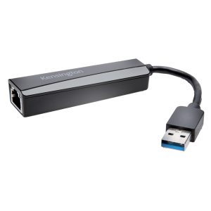 Adattatore da USB-A a ethernet - nero - Kensington - immagine 1
