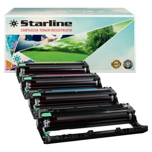 Starline - Tamburo Ricostruito per Brother DR-243 - BK/C/M/Y - 18.000 pag - immagine 1
