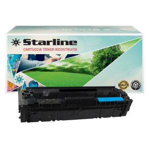 Starline - Toner Ricostruito per HP 207X - Ciano - W2211X - 2.450 pag - immagine 1