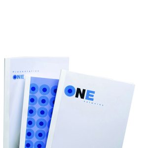 Cartelline termiche Business Line - 3 mm - leather bianco - GBC - scatola 100 pezzi - immagine 2