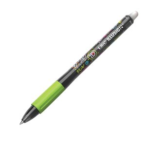 Penna sfera Gelocity Illusion - gel cancellabile - punta 0,7 mm - nero - Bic - conf. 12 pezzi - immagine 3