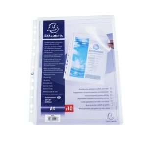 Busta forata 5503E - c/soffietto e patella - liscia - A4 - PPL - Exacompta - immagine 1