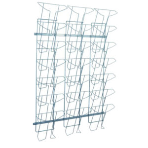 Espositore da parete - metallo - 21 tasche A4 - Alba - immagine 2