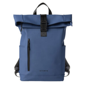 Zaino Roll-top Drop - 30 x 42 x 14 cm - gomma - blu - In Tempo - immagine 1