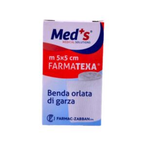 Benda di garza orlata - 5 cm x 5 mt - PVS - conf. 12 pezzi - immagine 1