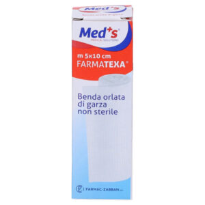 Benda di garza orlata - 10 cm x 5 mt - PVS - conf. 12 pezzi - immagine 1