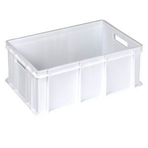 Cassa alimentare Europa - 60 x 40 x 22 cm - 42 L - HDPE - neutro - Mobil Plastic - immagine 1