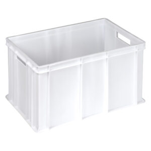 Cassa alimentare Europa - 60 x 40 x 32 cm - 64 L - HDPE - neutro - Mobil Plastic - immagine 1
