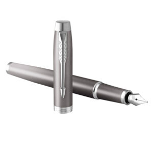 Penna stilografica IM Monochrome Rituals Grey - punta M - grigio - Parker - immagine 1