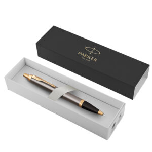 Penna a sfera IM Grey GT - punta M - grigio - Parker - immagine 3