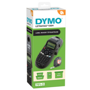 Etichettatrice elettronica LETRATAG LT-100H BLACK + nastro carta LT Dymo - immagine 2