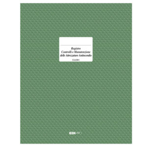 Registro prevenzione incendi 48pg 31x24cm e2438n edipro - immagine 1
