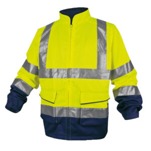 Giacca PHVE2 panostyle - taglia L - giallo fluo/blu - Deltaplus - immagine 1